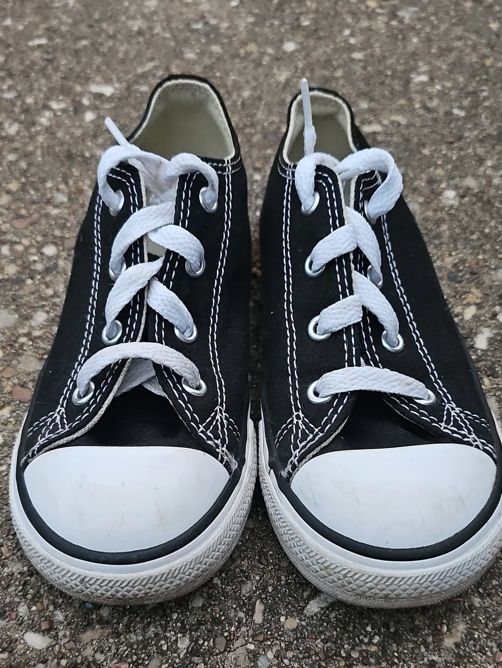 Converse All Star Black Classic Sneakers Canvas Toddler Youth 10